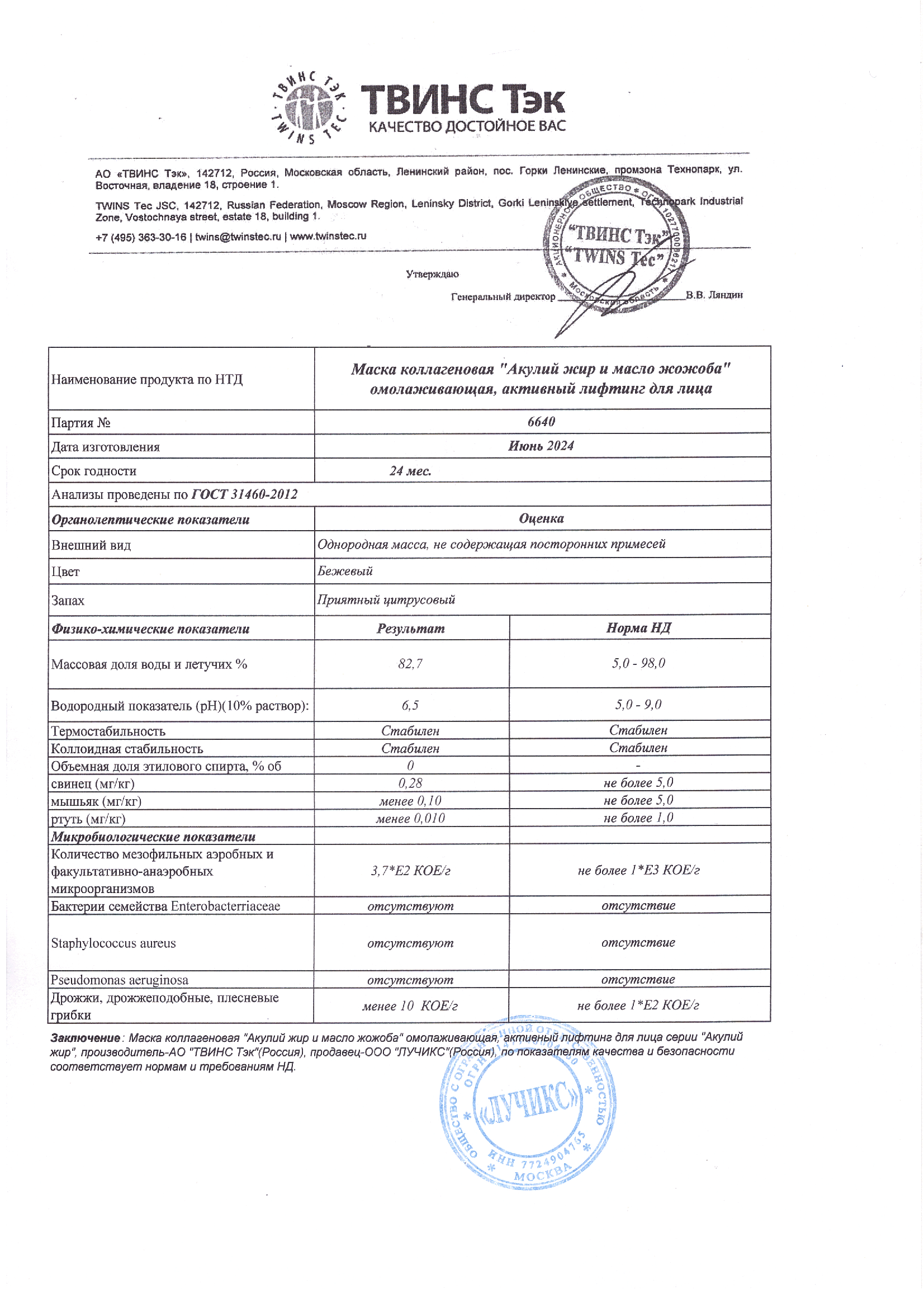 Паспорт №062024